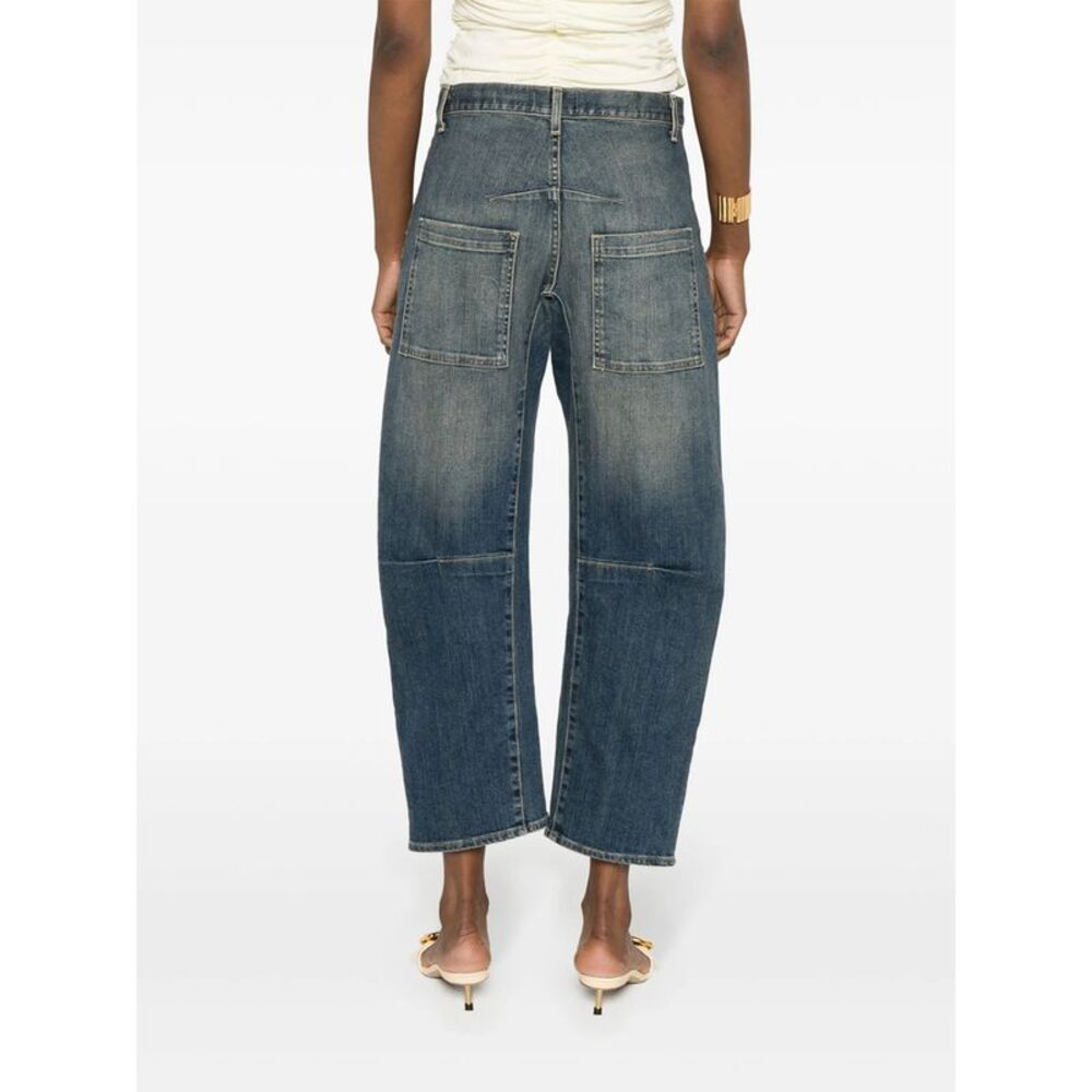 Nili Lotan Blue Denim - Tapered Jeans Women - Picture 3 of 5